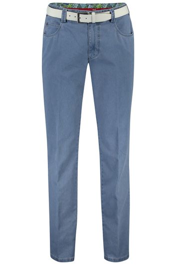 Meyer pantalon Diego 5-pocket blauw