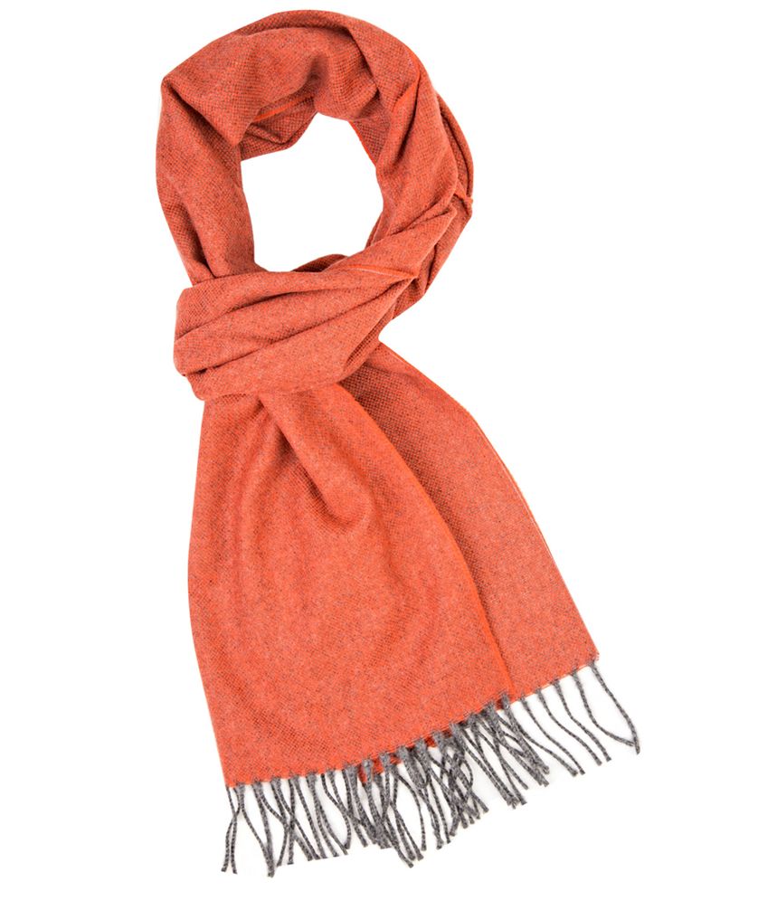 Profuomo sjaal oranje motief wol