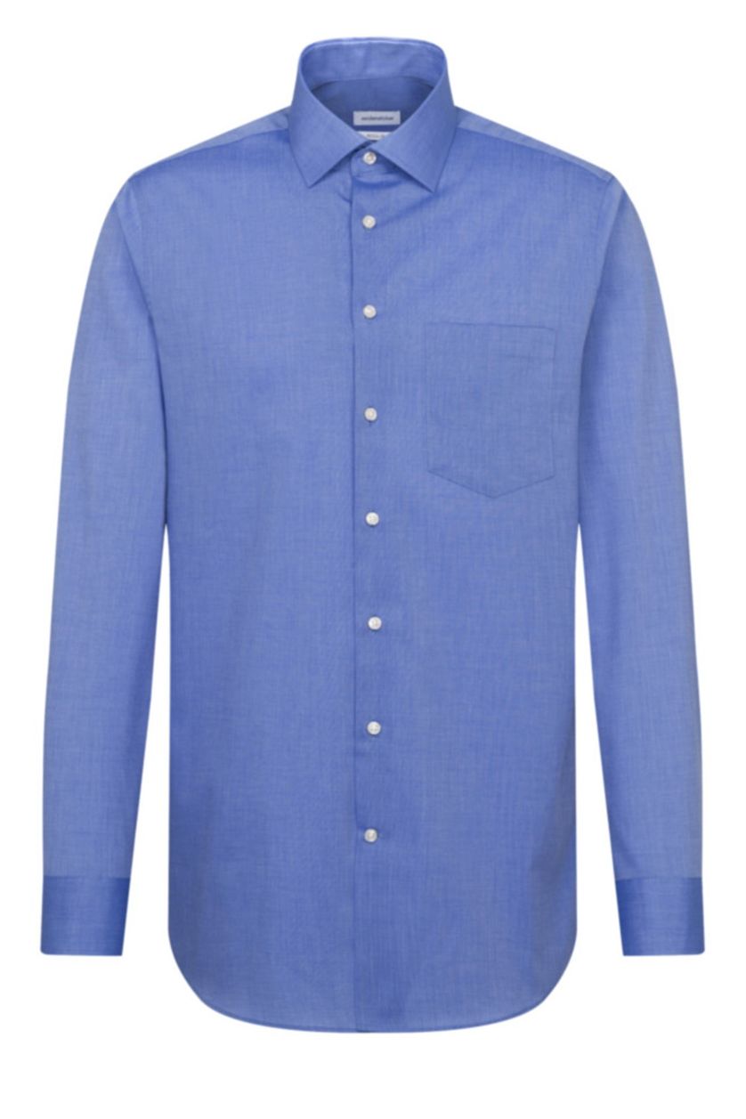 Seidensticker overhemd Modern french blue