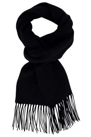 Zwarte sjaal wol Hemley