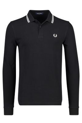 Fred Perry Lange mouwen polo zwart Fred Perry