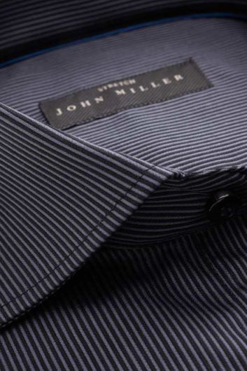 John Miller Tailored Fit overhemd gestreept