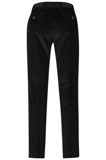 Pantalon flatfront Hiltl Parma zwart regular fit