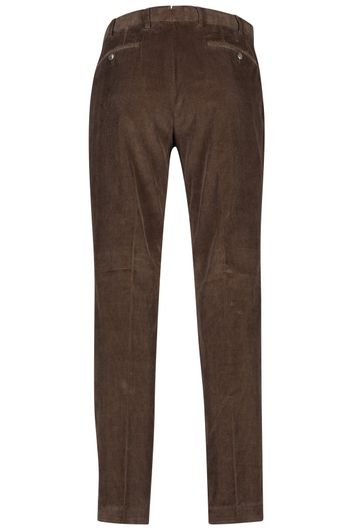 Rib pantalon Hiltl Parma bruin contemporary fit
