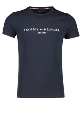 Tommy Hilfiger Hilfiger Big & Tall T-shirt navy met logo