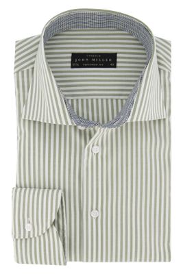 John Miller Overhemd  John Miller mouwlengte 7 Tailored Fit
