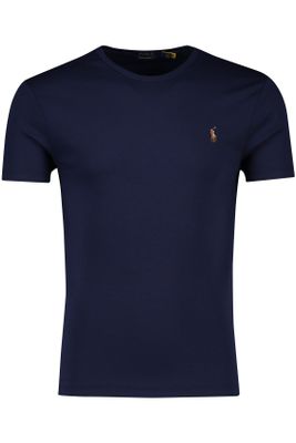 Polo Ralph Lauren T-shirt navy Ralph Lauren Custom Slim Fit
