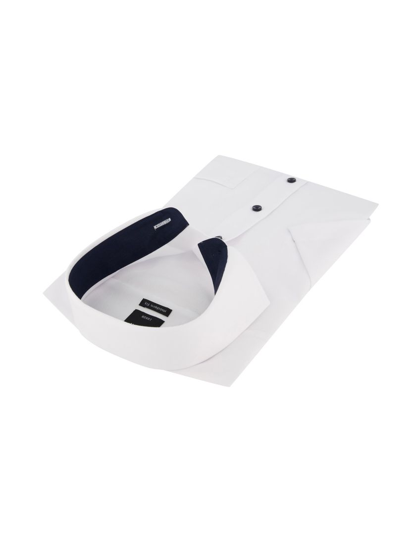 Korte mouwen overhemd Olymp Modern Fit wit