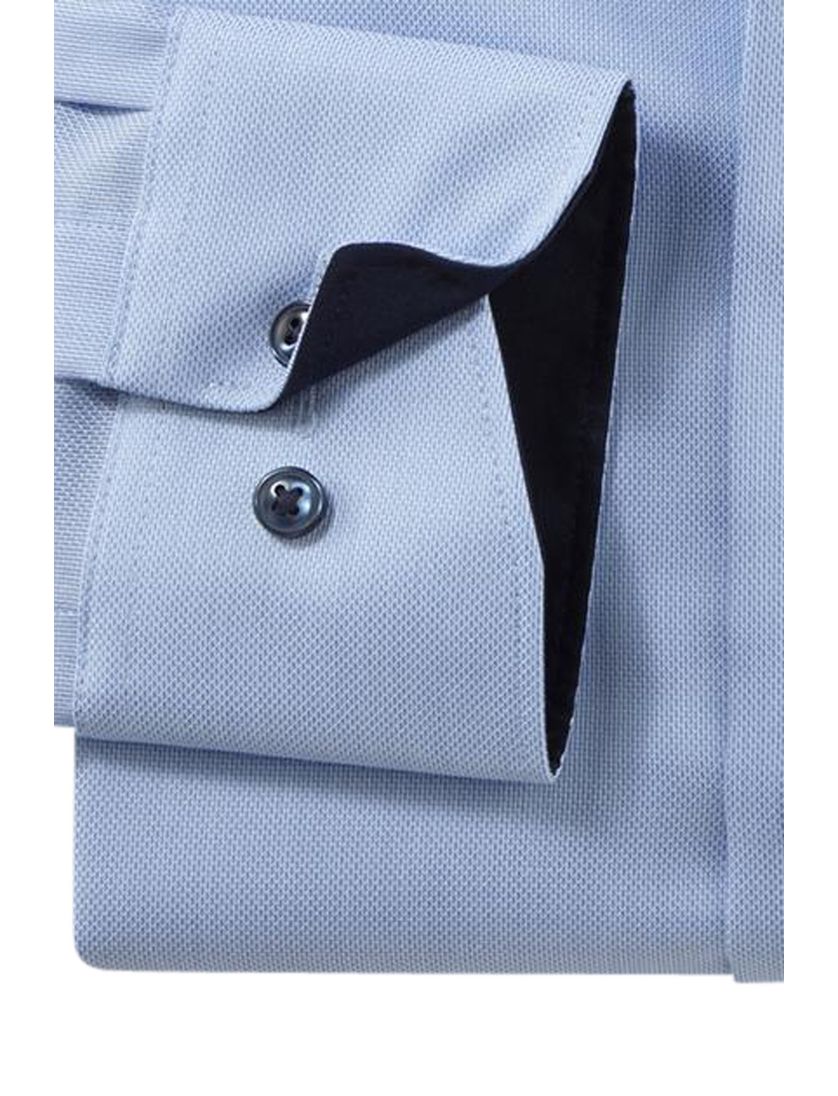 Strijkvrij Olymp overhemd effen blauw Modern Fit