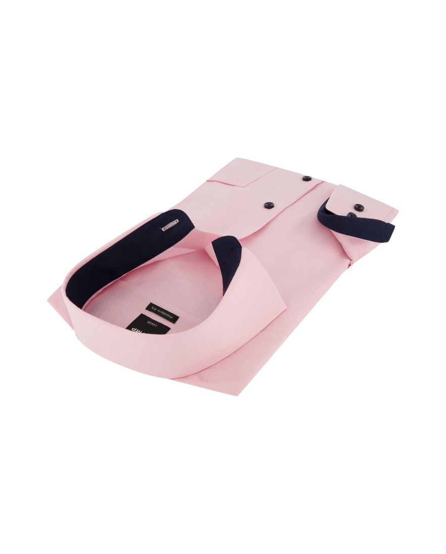 Overhemd Olymp Luxor Modern Fit roze effen