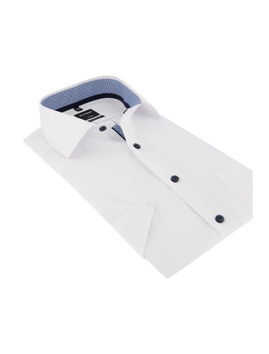 Olymp overhemd korte mouw Modern Fit wit