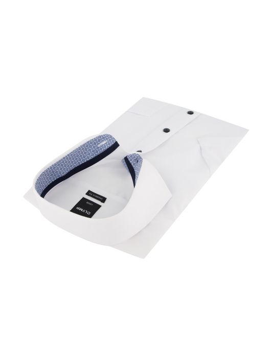 Olymp overhemd korte mouw Modern Fit wit