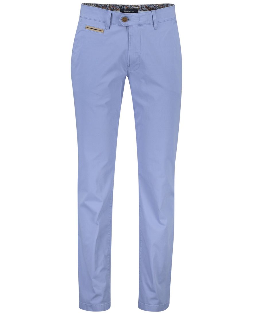 Gardeur chino Benny-S lichtblauw