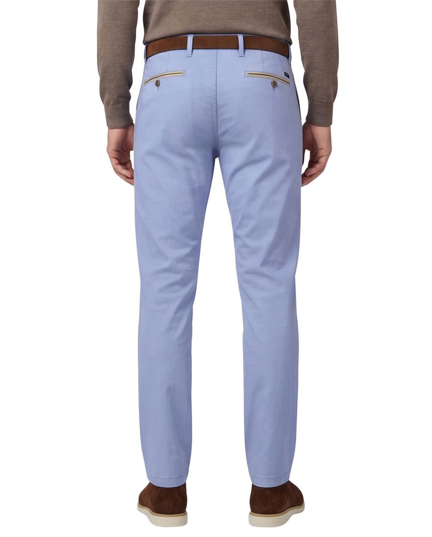 Gardeur chino Benny-S lichtblauw