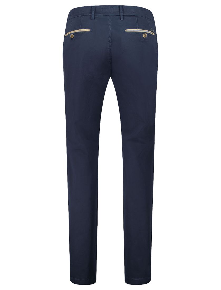 katoenen broek Gardeur Benny donkerblauw