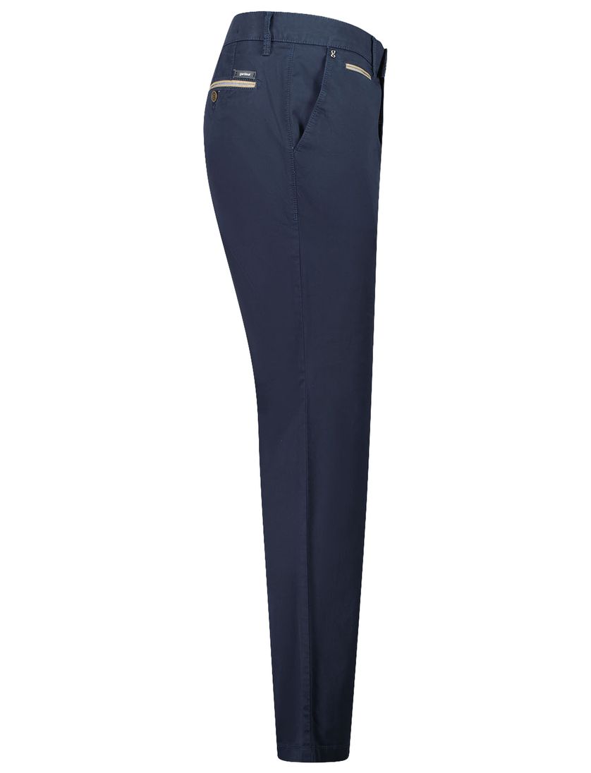 katoenen broek Gardeur Benny donkerblauw