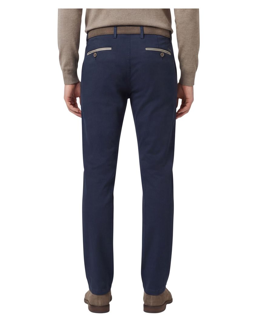 katoenen broek Gardeur Benny donkerblauw