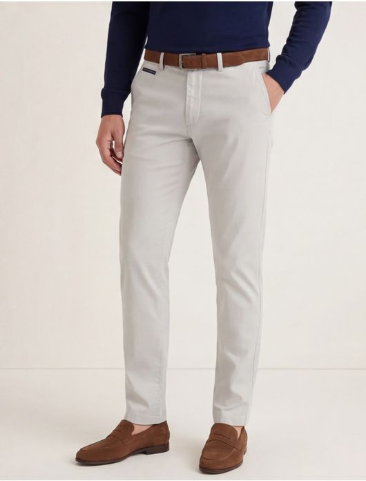 katoenen broek grijs Gardeur Benny