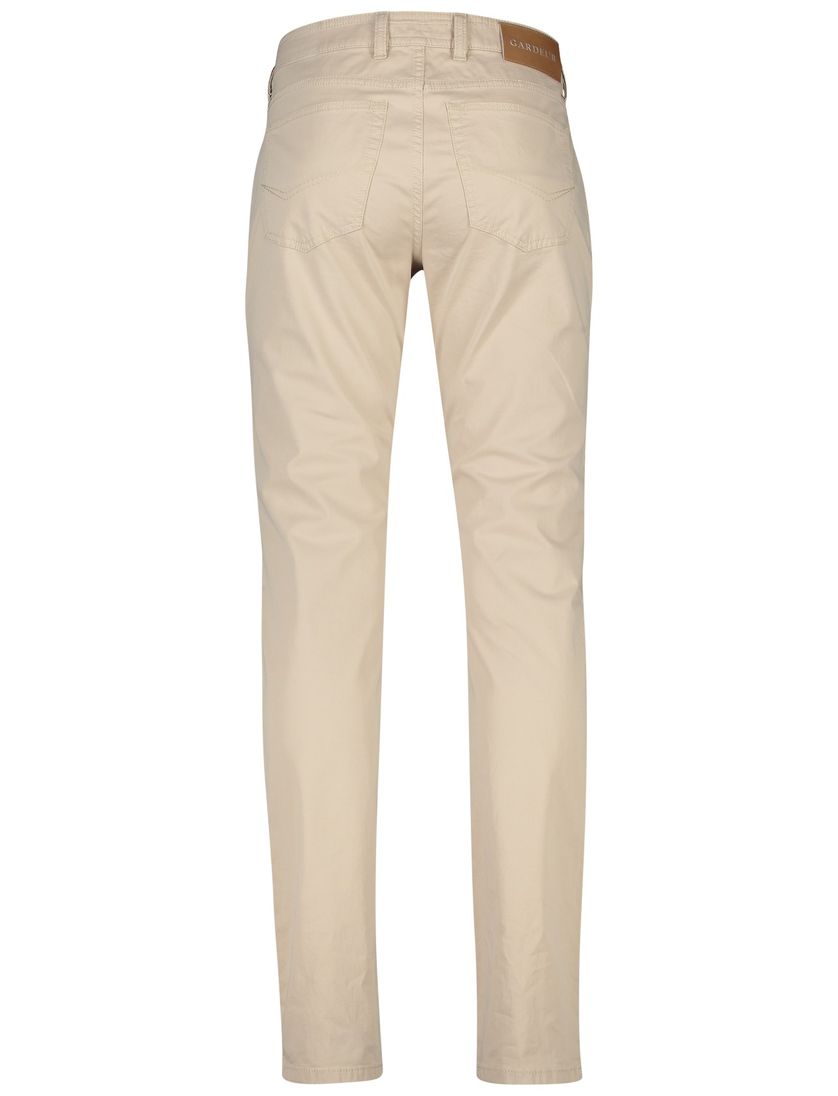 Gardeur jeans beige effen zonder omslag