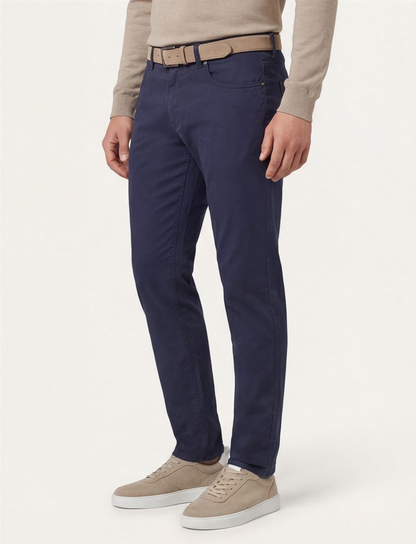 5-pocket Gardeur normale fit katoen Bill-3 navy