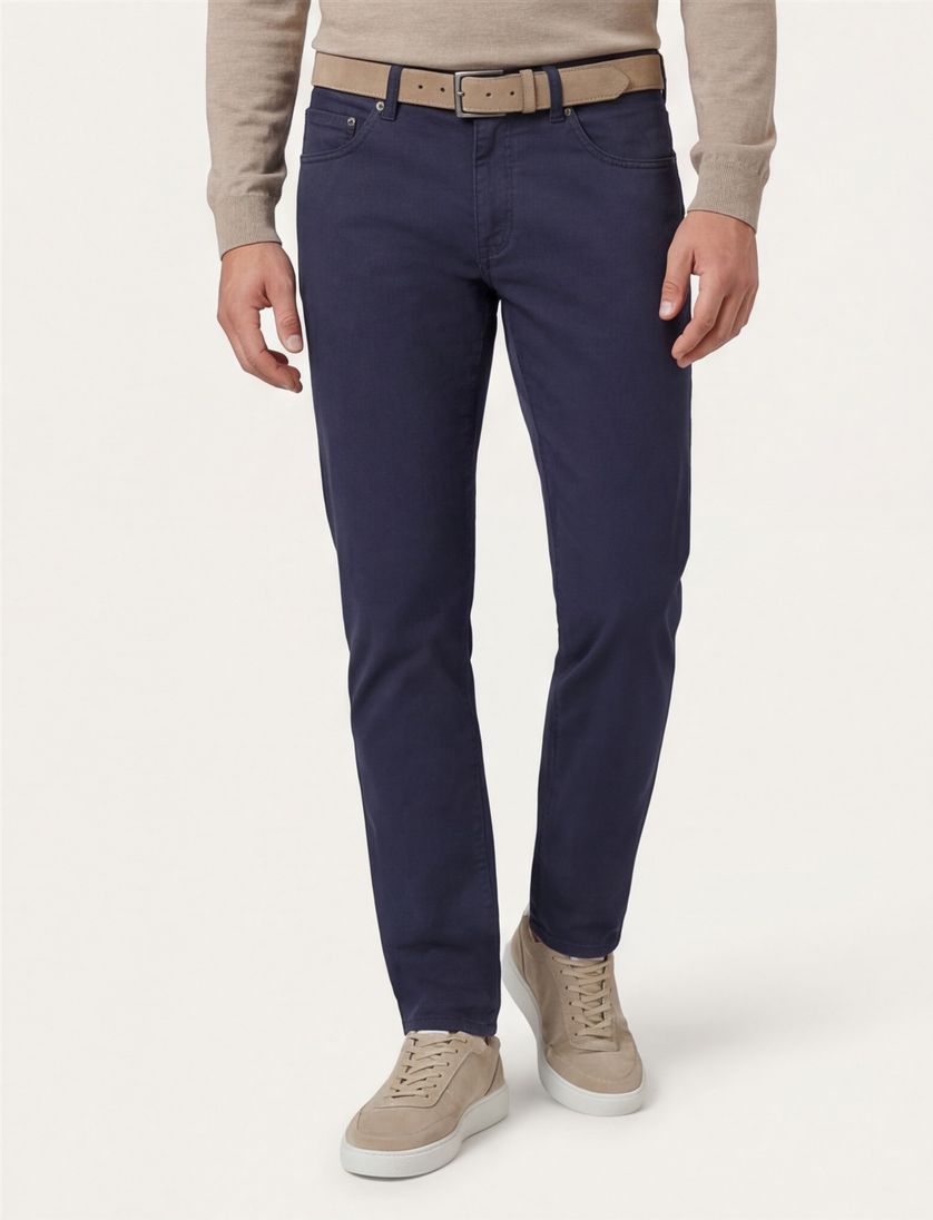 5-pocket Gardeur normale fit katoen Bill-3 navy