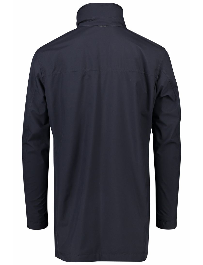 Jas donkerblauw Pierre Cardin Gore-Tex capuchon afneembaar