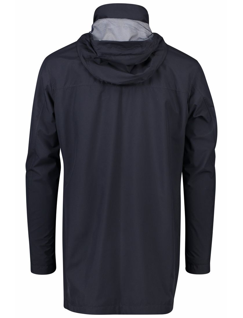 Jas donkerblauw Pierre Cardin Gore-Tex capuchon afneembaar