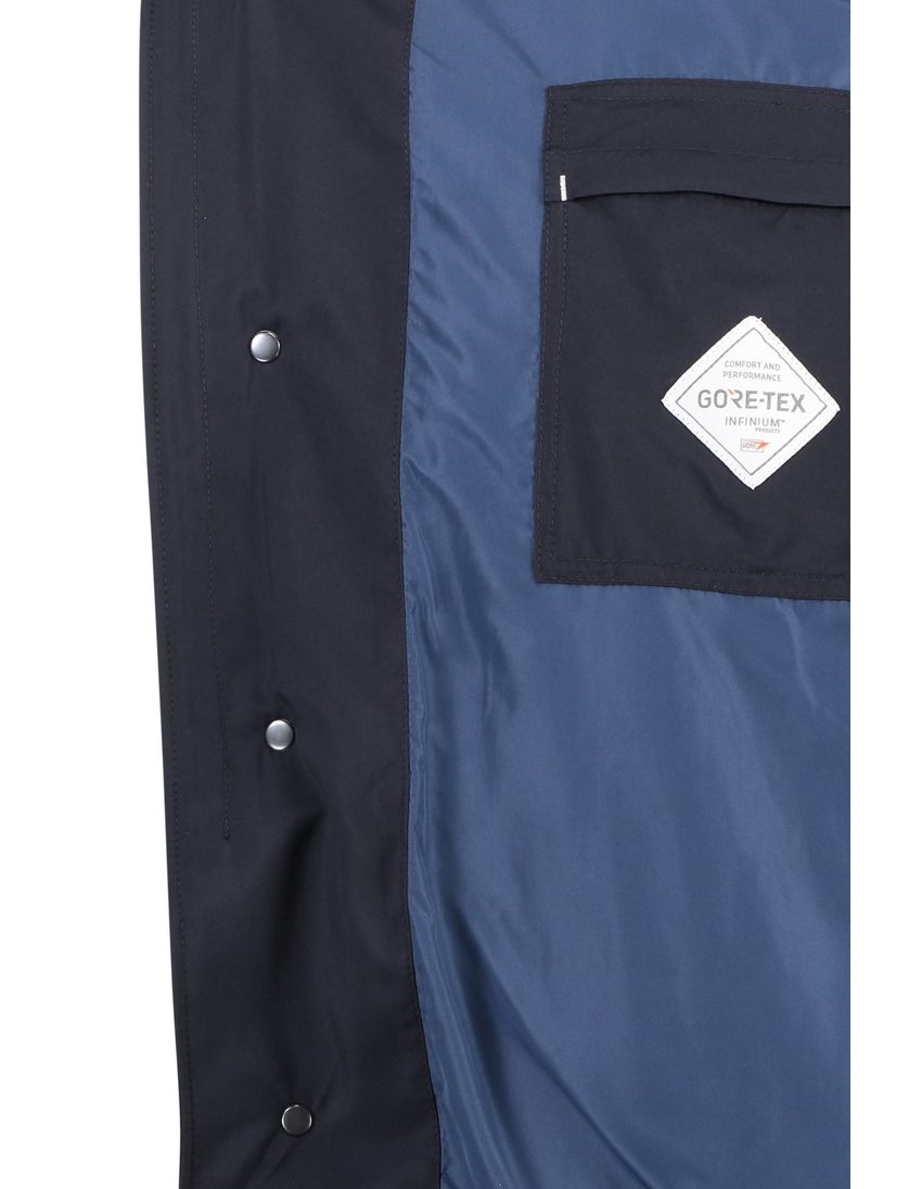 Jas donkerblauw Pierre Cardin Gore-Tex capuchon afneembaar