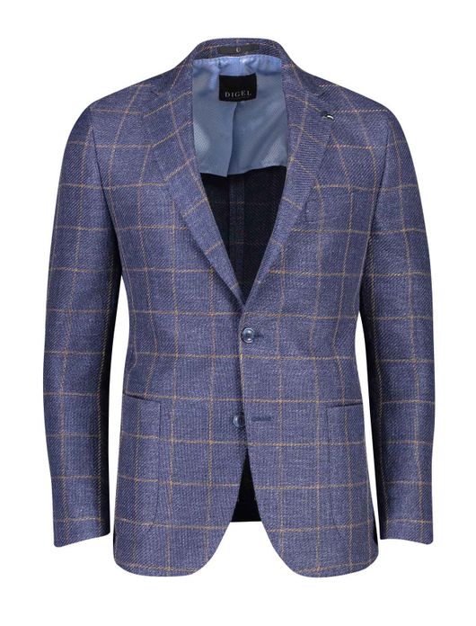 Digel colbert Edward blauw geruit