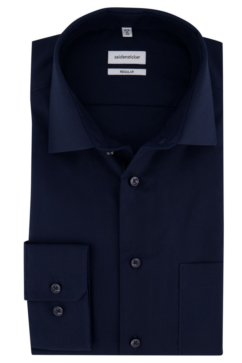 Overhemd Seidensticker Regular navy