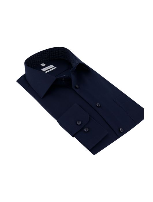 Seidensticker overhemd donkerblauw