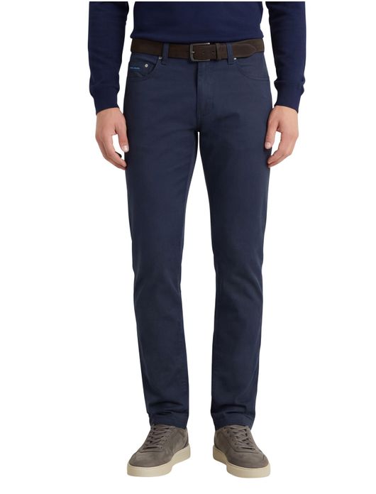 Pierre Cardin 5-pocket broek donkerblauw
