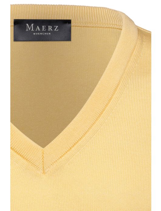 Gele trui Maerz v-hals