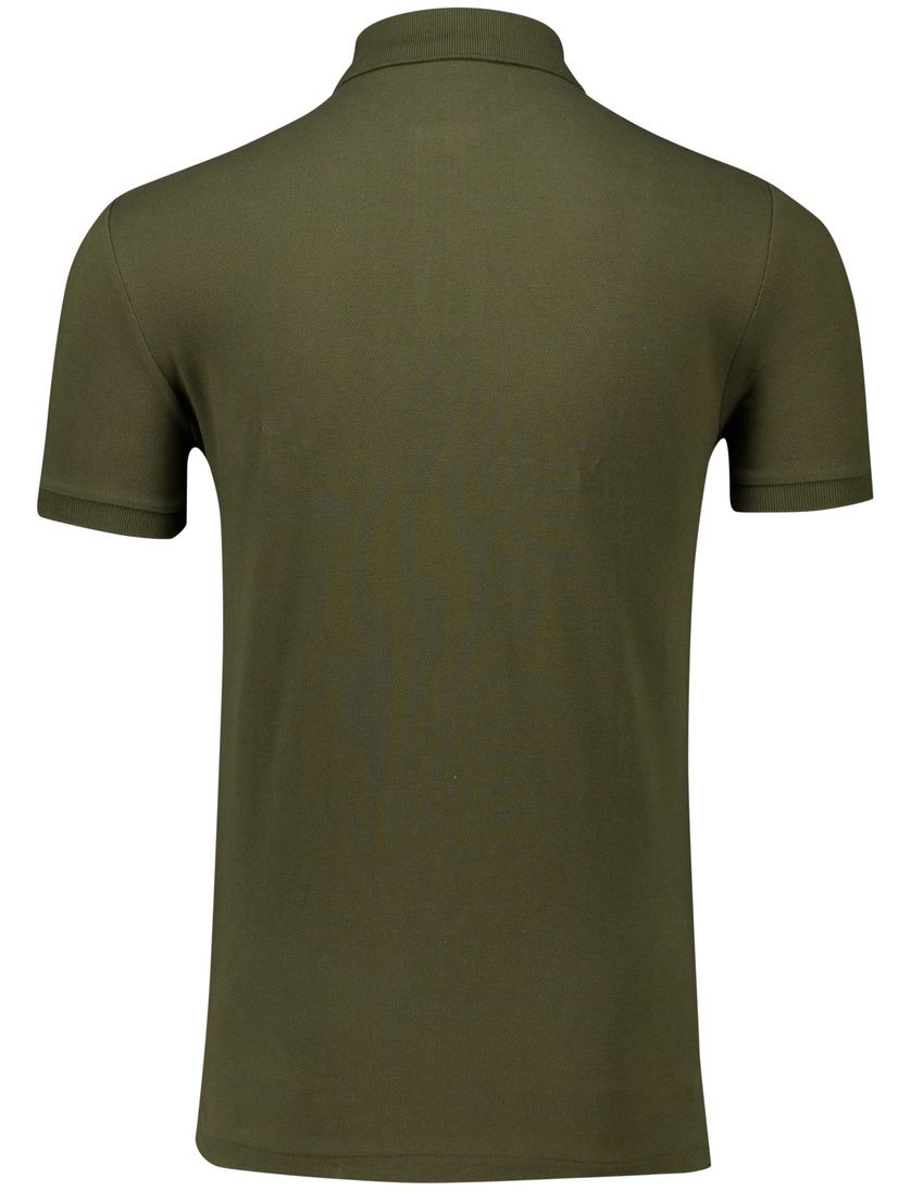 katoenen Poloshirt Ralph Lauren groen effen pique