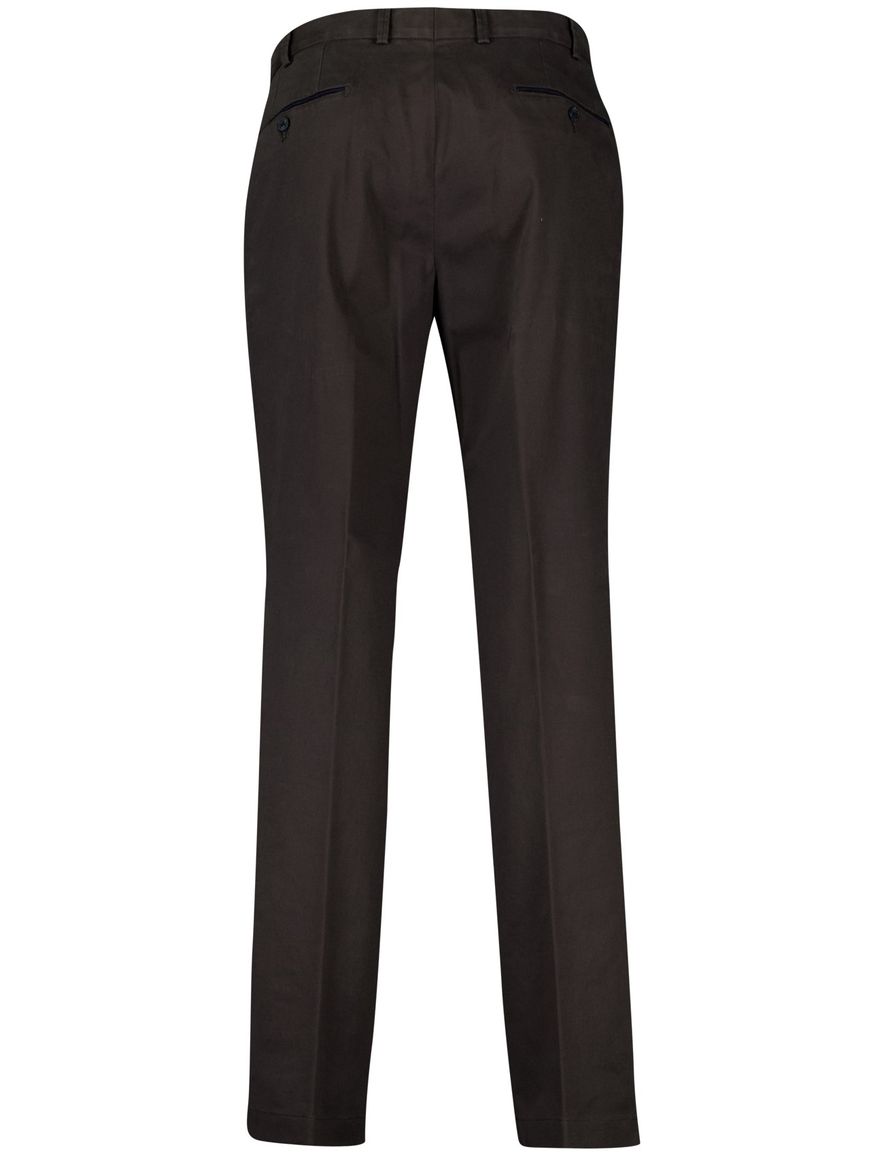 Hiltl pantalon antraciet katoen effen normale fit