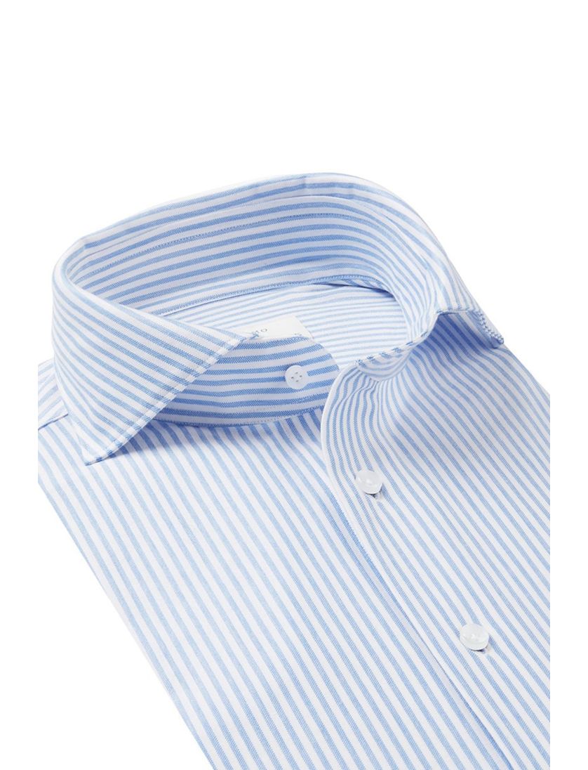 Overhemd Profuomo blauw gestreept Sky Blue