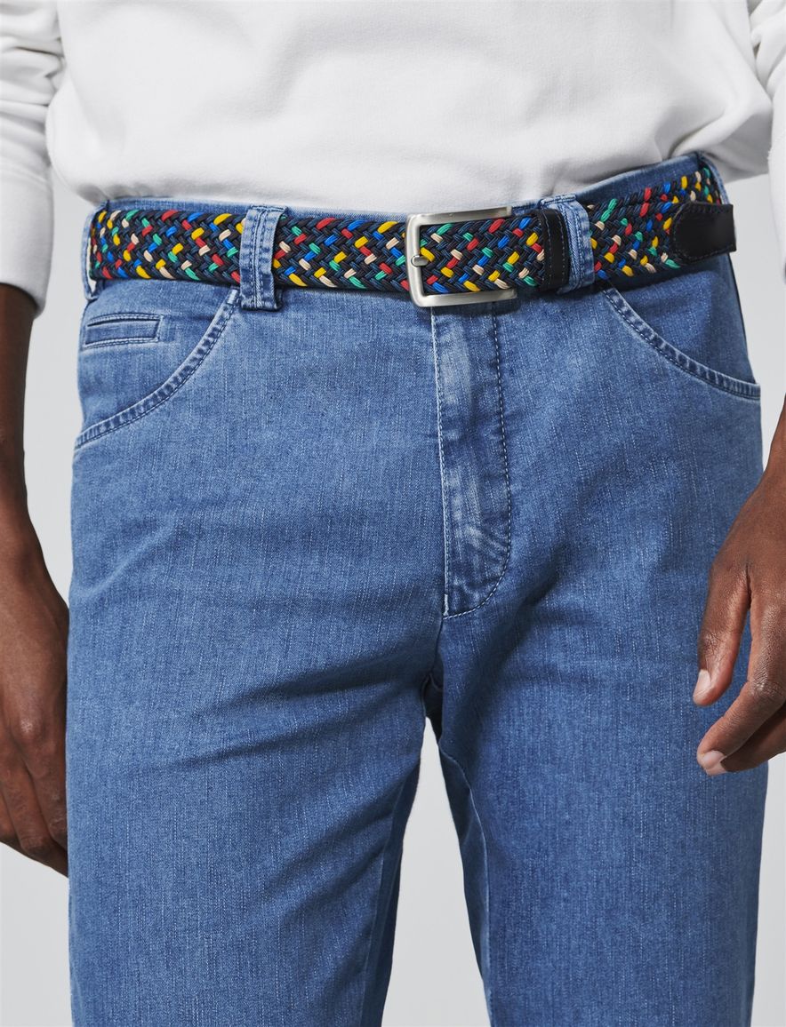 Meyer Dublin flatfront licht blauw jeans