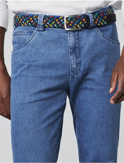 Meyer Dublin flatfront licht blauw jeans