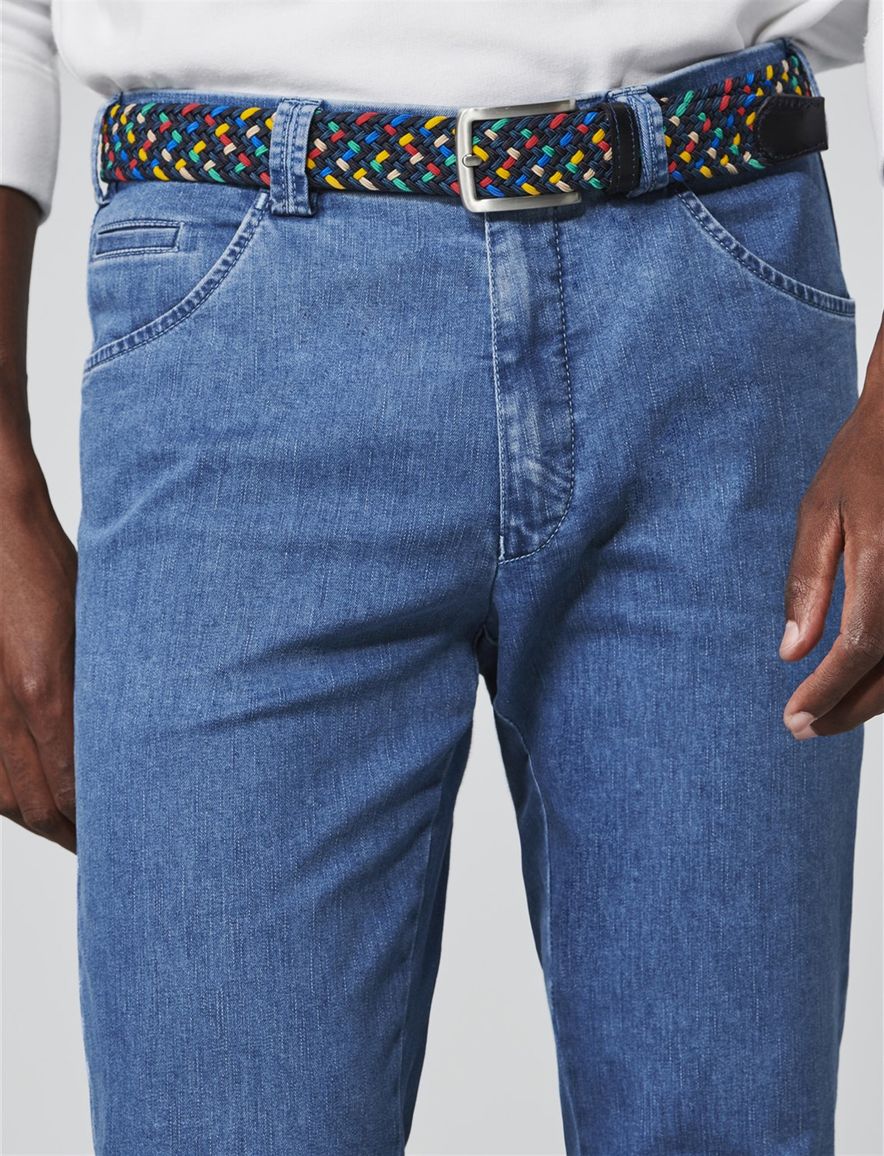 Meyer Dublin flatfront licht blauw jeans