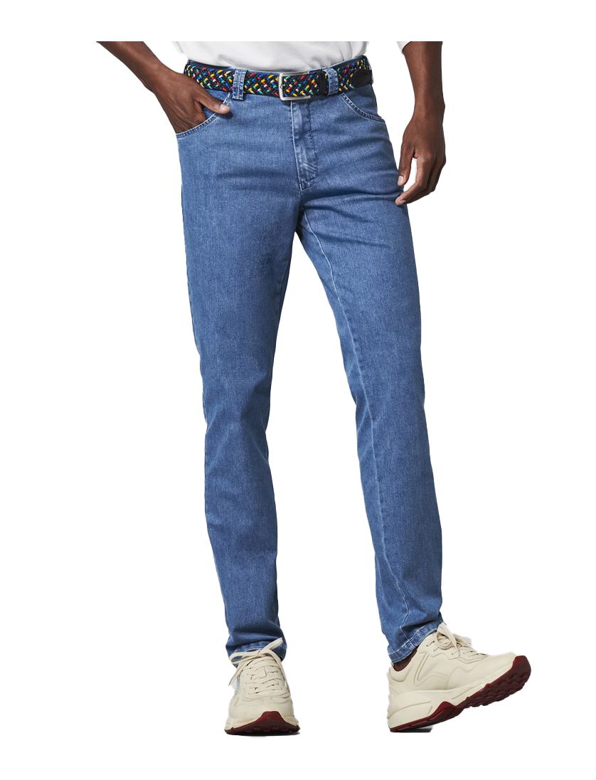 Meyer Dublin chino jeans blauw