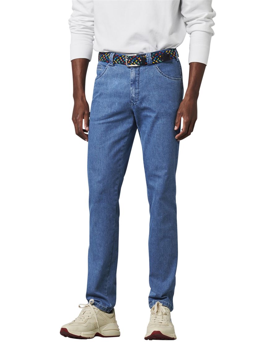 Meyer Dublin flatfront licht blauw jeans