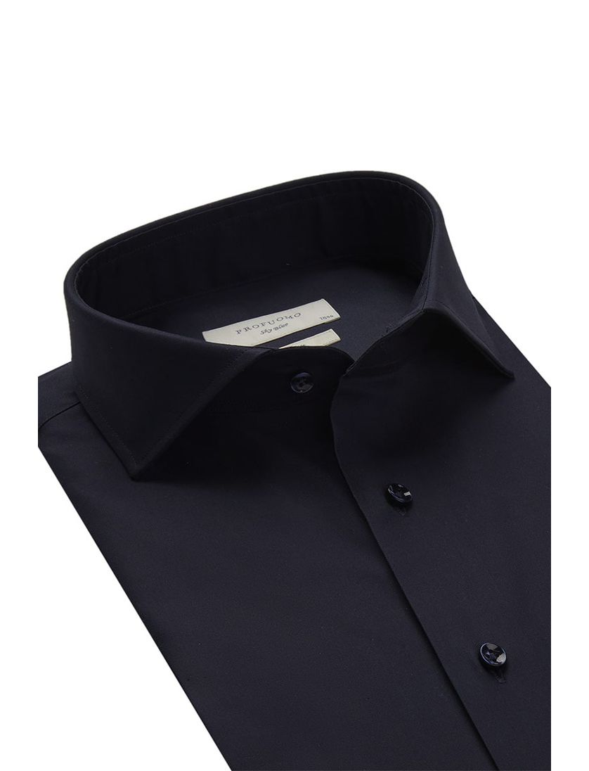 Profuomo overhemd donkerblauw royal twill