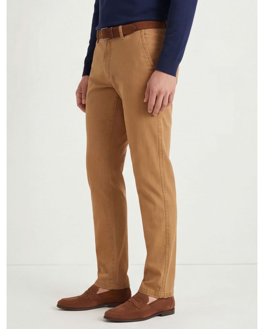 M.E.N.S. broek oranje bruin Madison