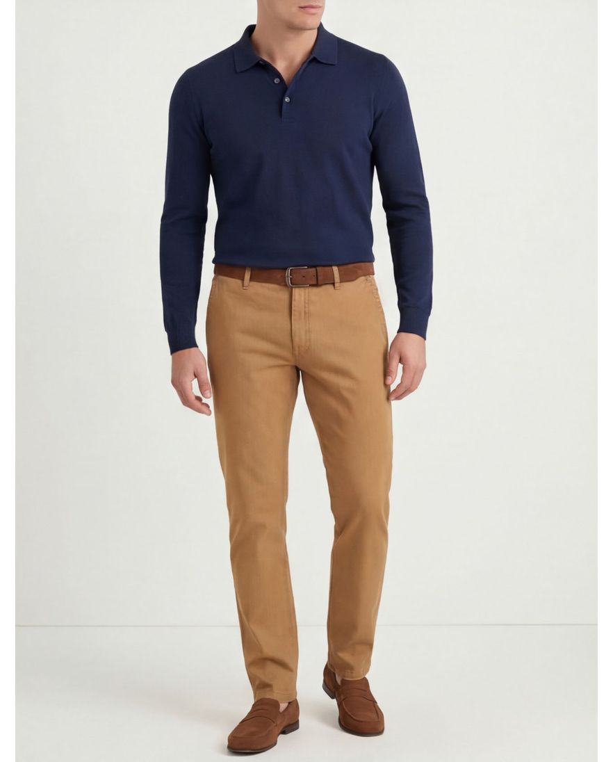 M.E.N.S. broek oranje bruin Madison