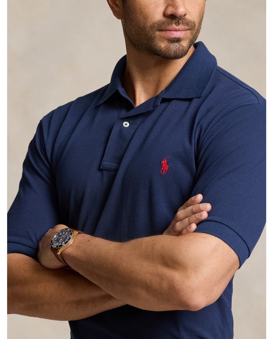 Poloshirt Ralph Lauren Big & Tall donkerblauw