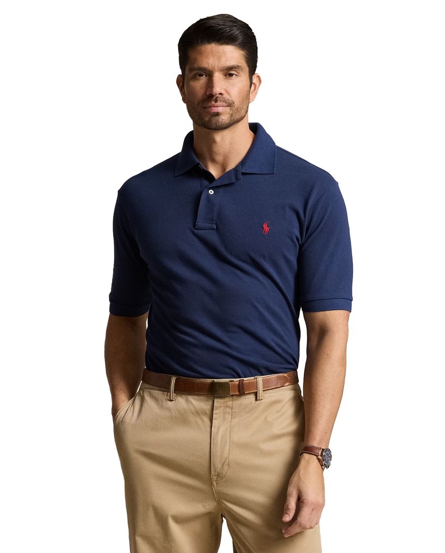 Poloshirt Ralph Lauren Big & Tall donkerblauw
