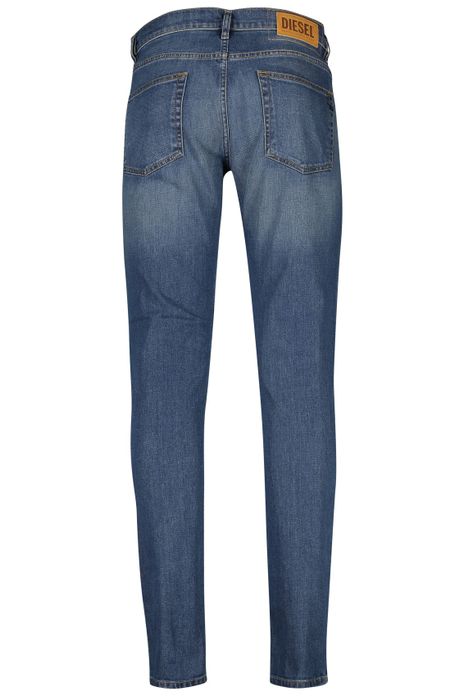 Diesel 5-pocket Strukt blauw