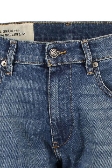 Diesel 5-pocket Strukt blauw