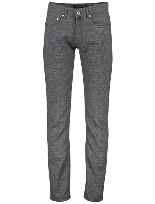 5-pocket grijs geruit Pierre Cardin Lyon