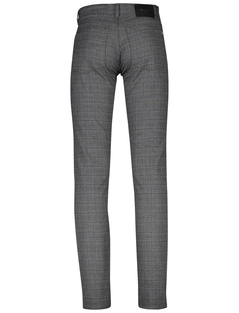 Pierre Cardin 5-pocket Lyon grijs geruit